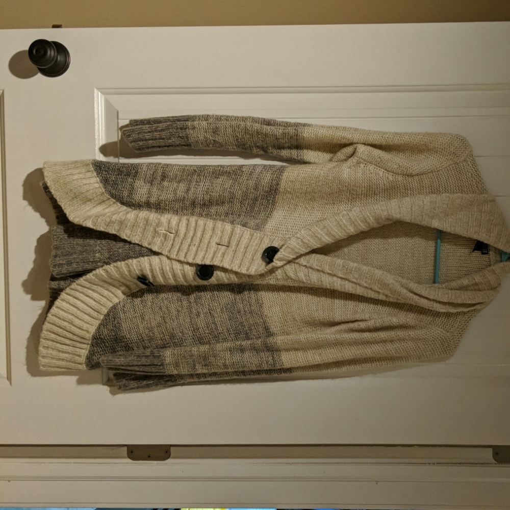 Fuzzy cardigan